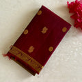Ganga Jamuna Concept in Maroon, Grey & Bottle Green Pure Kanjeevaram Silk
