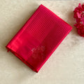 Fuchsia Pink Saree With Gold Woven Floral Pallu Tassel Fringe