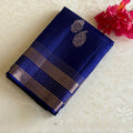 Royal Blue Antique zari Designer Pure Silk Saree With Paisley Zari