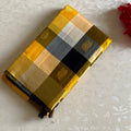 Mustard Yellow Jet Black Kanjeevaram Pure Zari Silk Saree With Rich Intricate Pallu
