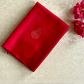 Elegant Fuchsia Silk Paisley Saree with Gold Zari Diamond Pallu
