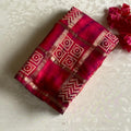 Ombre Shades of Rust, Brick & Purple With Beautiful Checkered Patterns