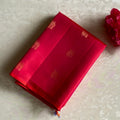 Kanakambari Pink Designer Pure Silk with intricate Pallu