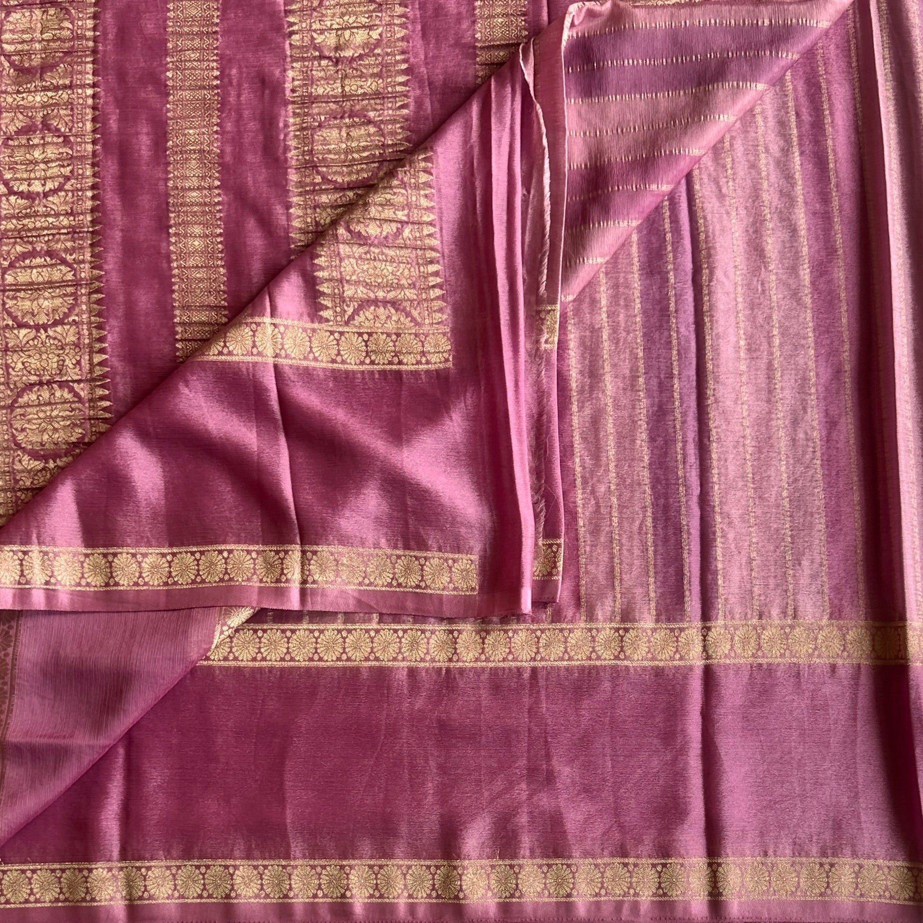 Shades of rose most light weight soft Georgette crepe silk