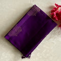 Royal Purple Designer Pure Silk Saree With Antique Gold Zari