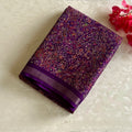 Wine Purple Paisley Printed Soft Cotton - Everyday Elegance