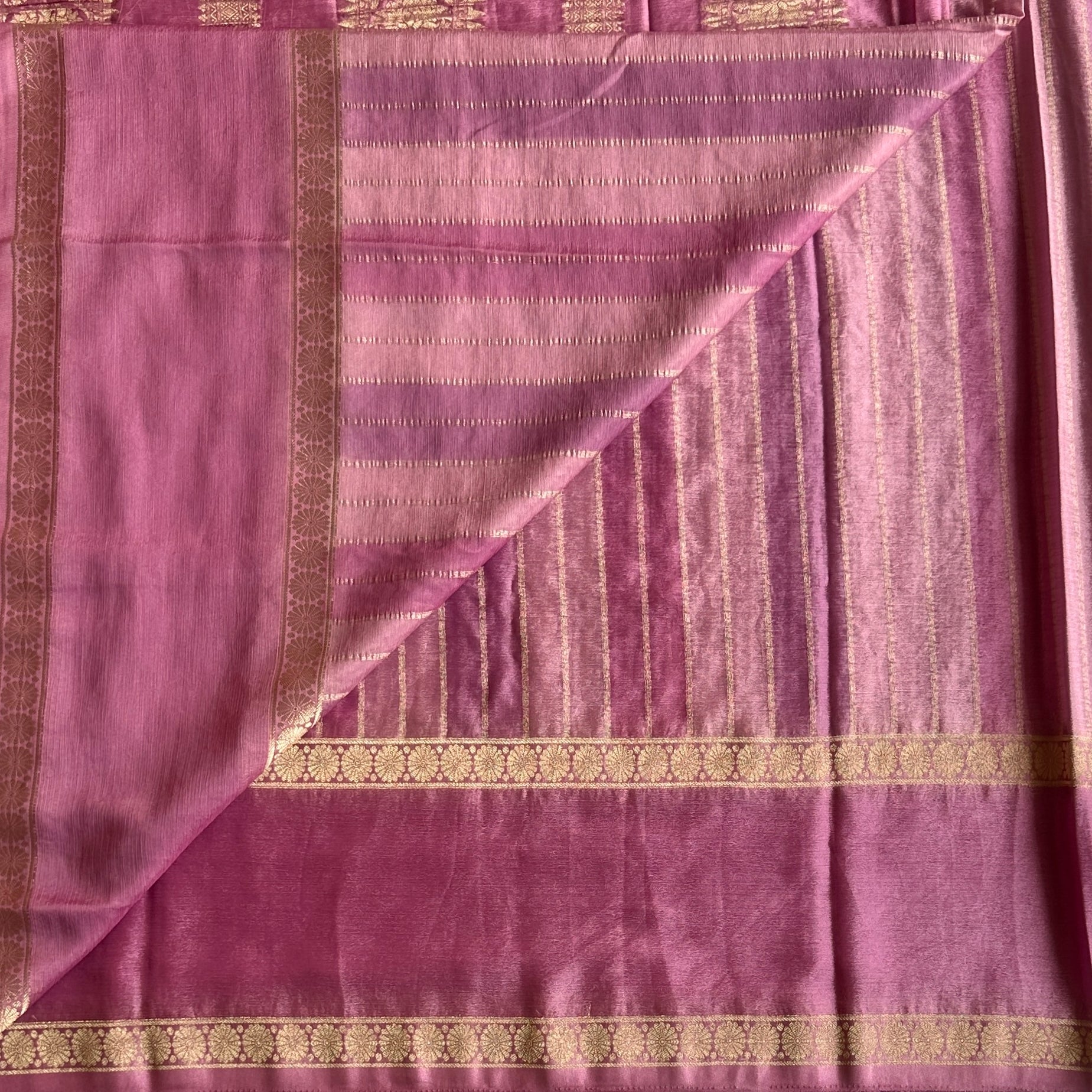 Shades of rose most light weight soft Georgette crepe silk